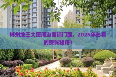 郴州地王大厦周边商铺门面