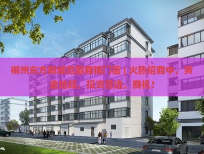 郴州东方新城范围商铺门面 郴州东方新城范围商铺门面